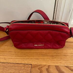 Vera Bradley Red Quilted Crossbody Bag